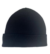 Premium Heritage Wool Beanie in Navy