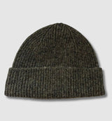 Premium Heritage Wool Beanie in Granite