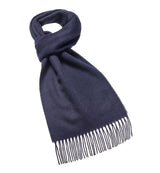 Luxury Merino Scarf in Navy
