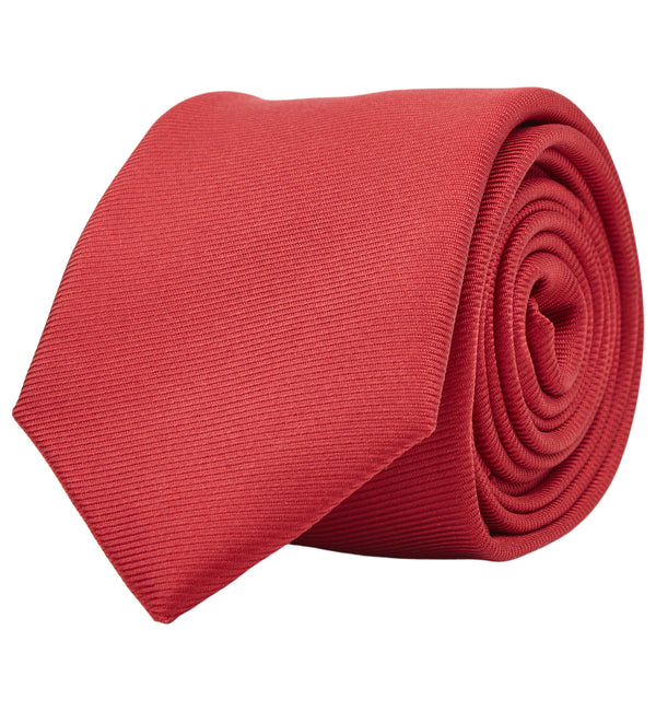 Silk Handmade Tie in Red