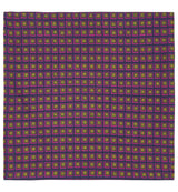 Colour Block Silk Pocket Square