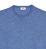 Hoi Polloi Merino Crew Neck in Denim Blue