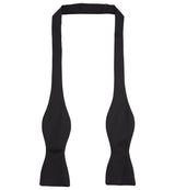 Self-Tie Black Silk Bow Tie