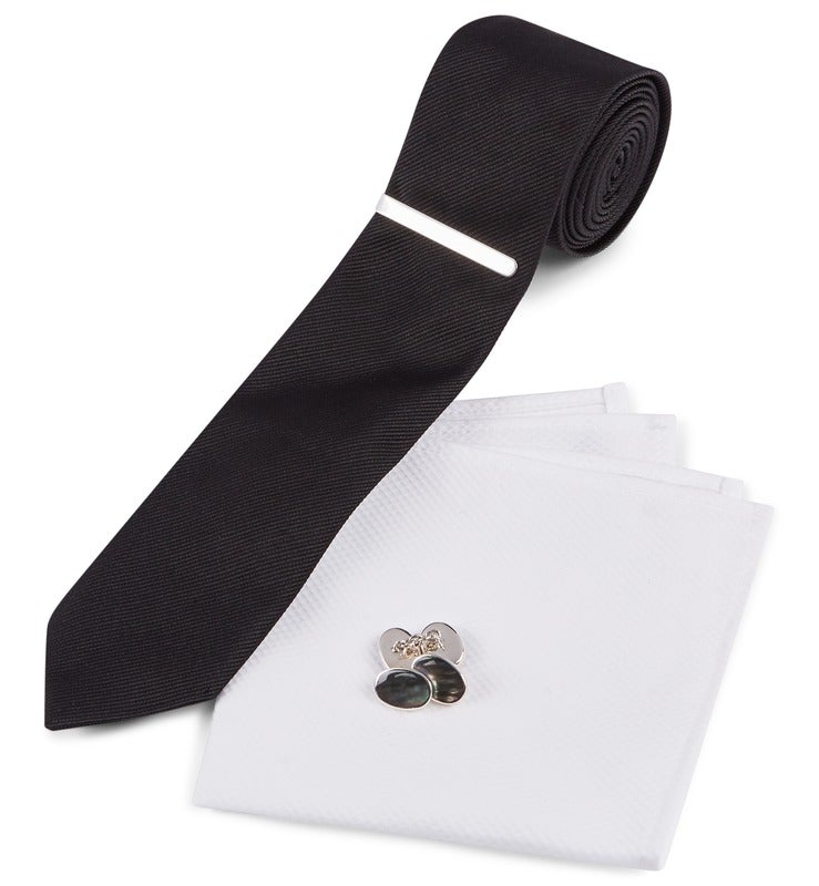 Silk Handmade Tie in Black