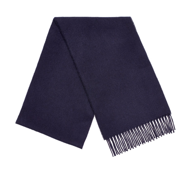 Luxury Merino Scarf in Navy