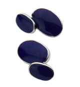 Silver and Lapiz Lazuli Cufflinks
