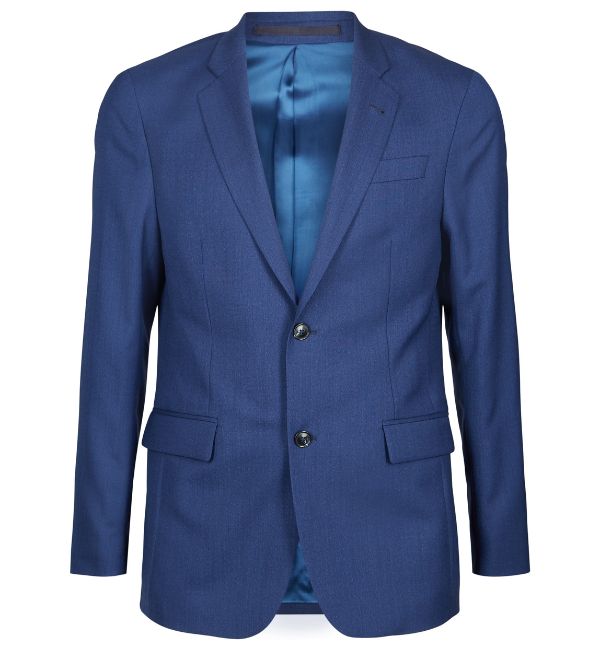 Pitfield Made to Order Two Piece Suit in Cobalt Blue