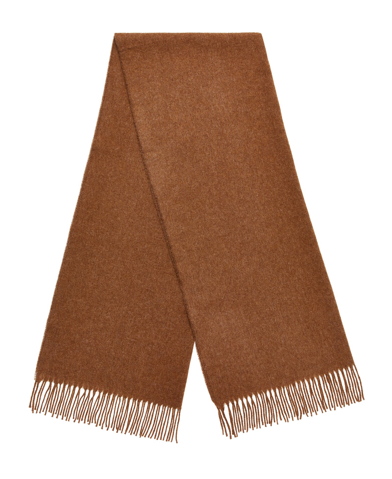 Wide Luxury Merino Scarf in Chocolate