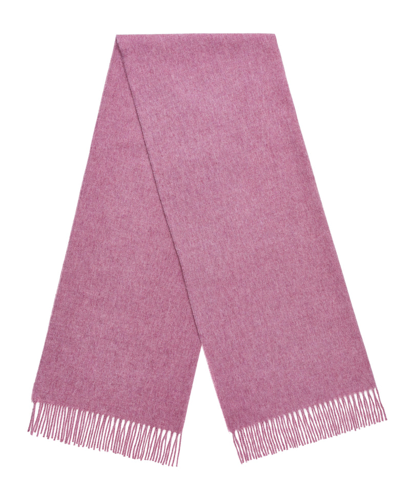 Wide Luxury Merino Scarf in Dusky Rose
