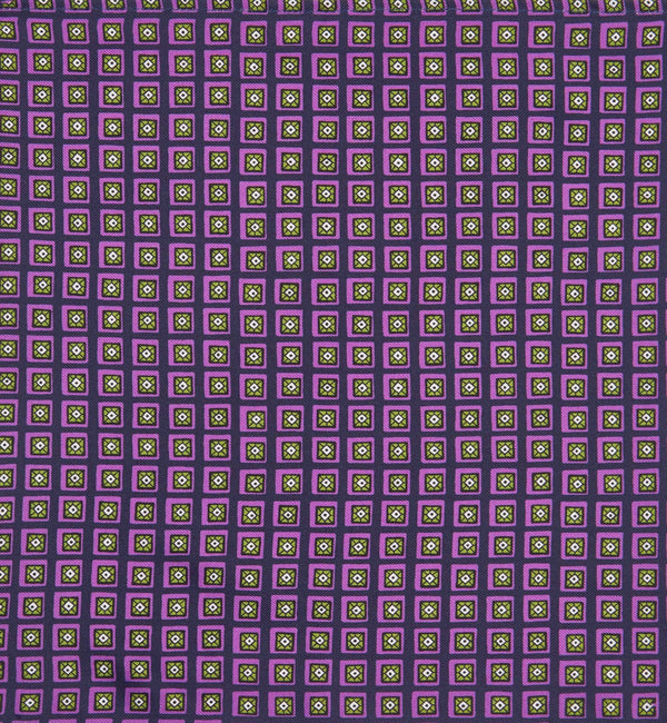 Colour Block Silk Pocket Square