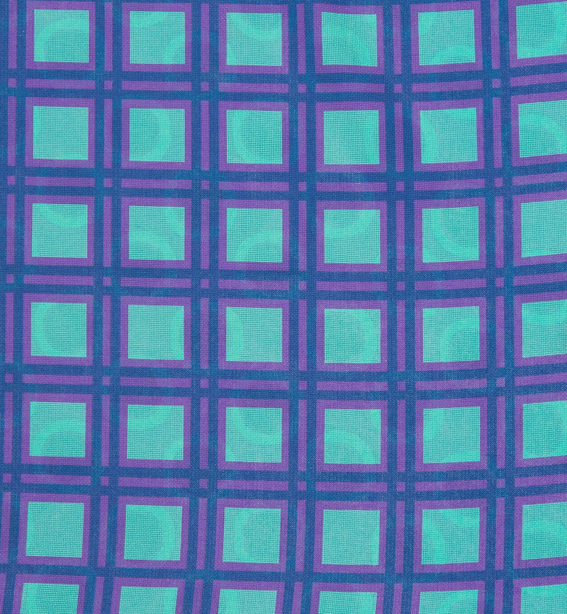 Double Sided Print Pocket Square Mint Square