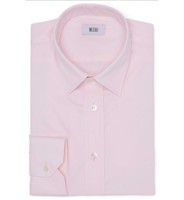 Ritz Slim Fit Cotton Shirt in Pink