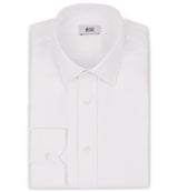 Ritz Slim Fit Cotton Shirt in Villa Weave